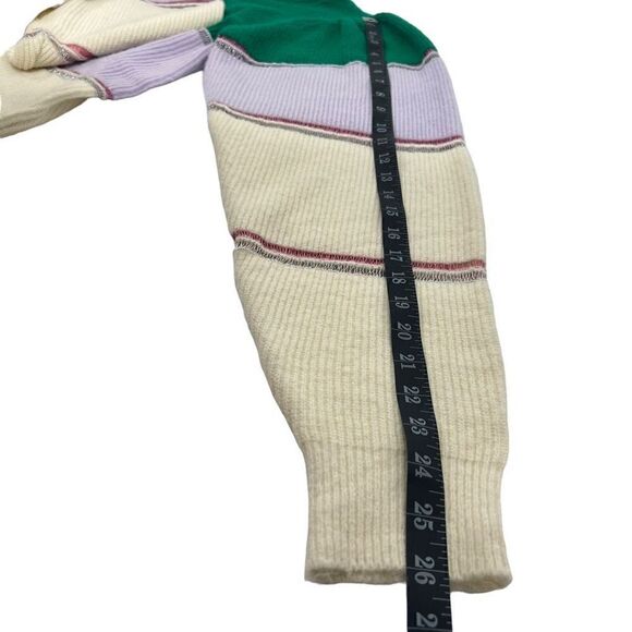 For Love & Lemons Women's Multicolor Knitted Arielle Pullover Sweater Medium NWT - Picture 12 of 16